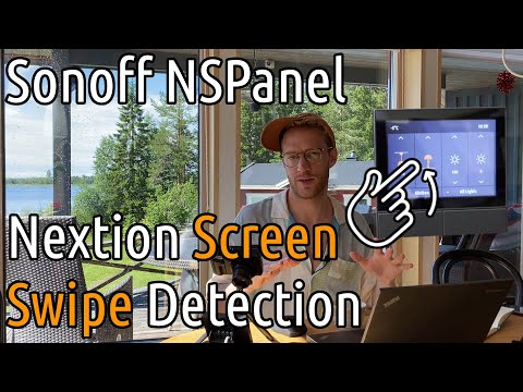 Sonoff NSPanel Nextion Screen Swipe Detection Example ESPHome