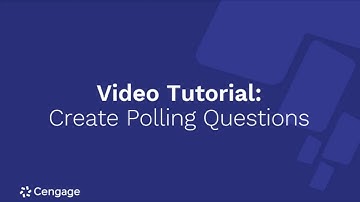 Creating Polling Questions | WebAssign