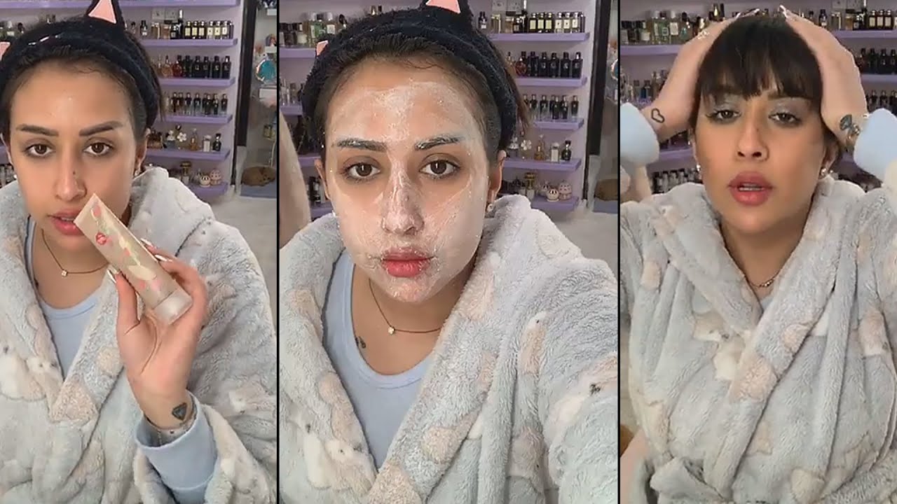 فرح الهادي فقرة مسح المكياج اسرع طريقة😍