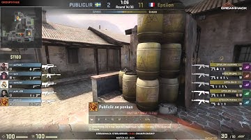 Epsilon vs. Publicir.se - Group A (DREAMHACK SUMMER 2014 CS:GO)