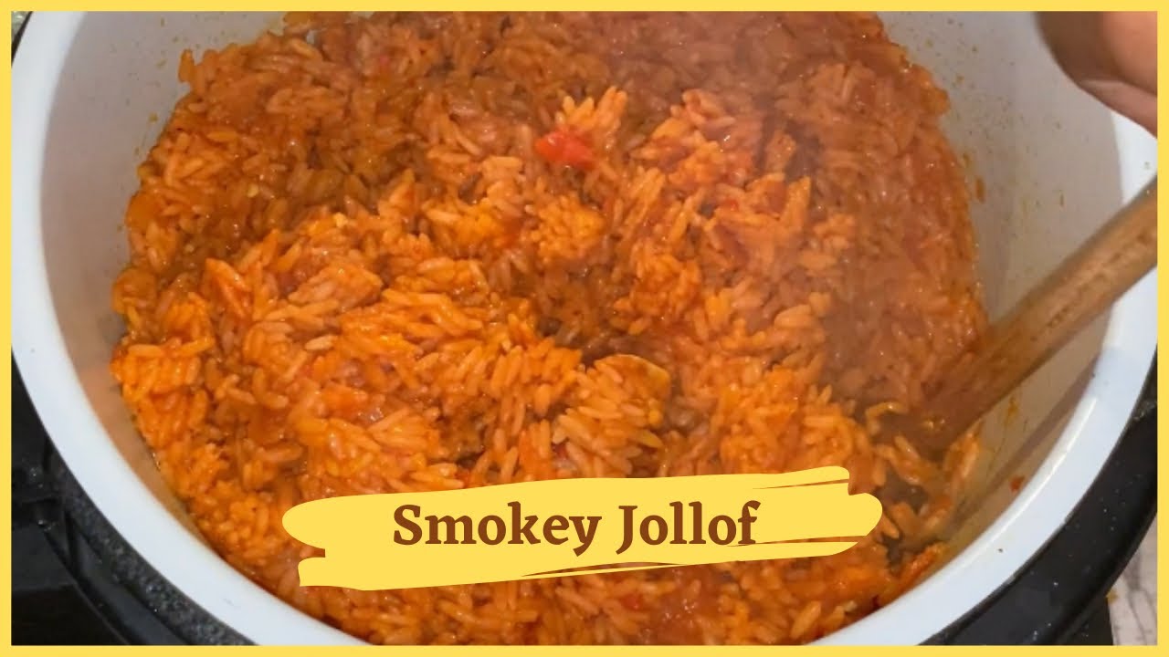 Smokey Jollof in Ninja 9 in 1 foodi inspired by diaryofakitchenlover