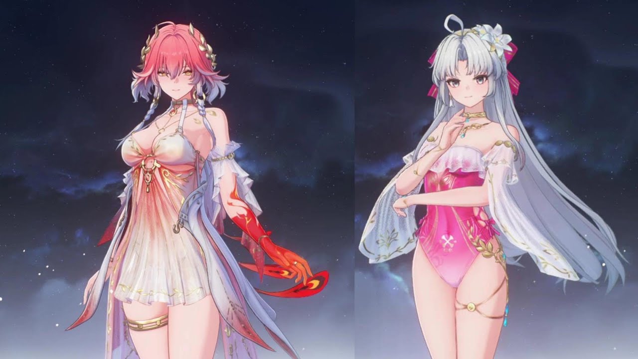 鳴潮】カルロッタと長離の水着、作りこみが凄すぎる件。【Wuthering