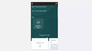 Receive Goods Using a Mobile Device