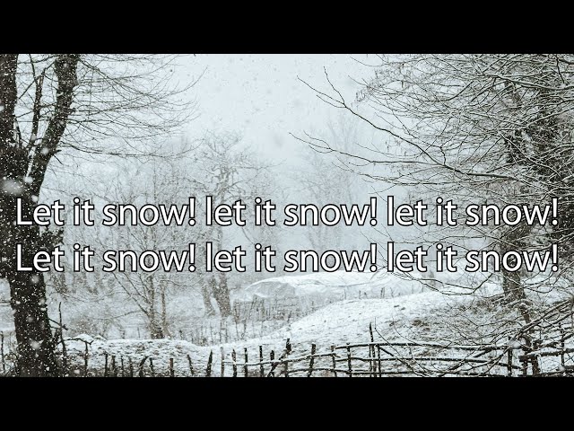 Let It Snow! Let It Snow! Let It Snow! Lyric Video (Michael Bublé) class=