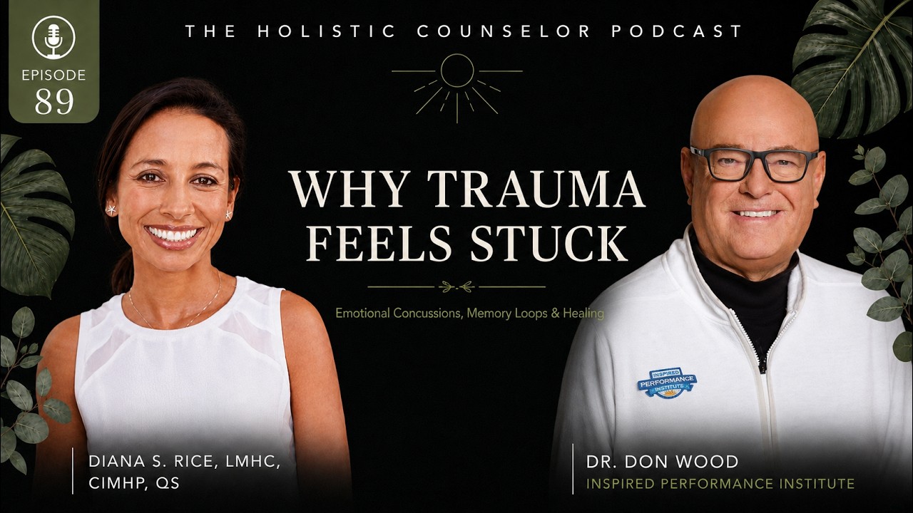 Episode 89 artwork: Don't Mess With My DNA: Dr. Don Wood on Emotional Concussions, Trauma Healing & Rebooting the Brain