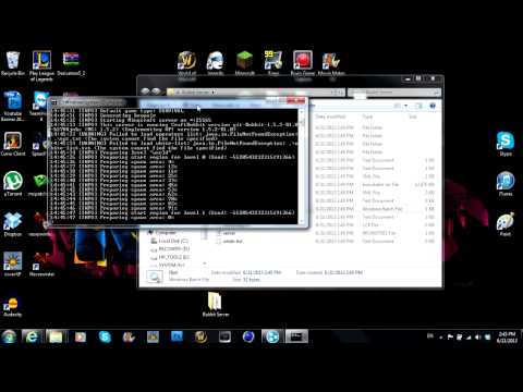 Minecraft - How To Make a Bukkit Server 1.5.2 - Super Fast!