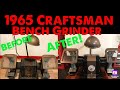 1965 Craftsman Bench Grinder Restoration!