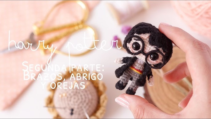 HARRY POTTER A CROCHET  CUERPO Y CABEZA 