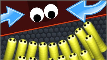 SLITHER.IO TROLLING BIGGEST SNAKE! - Slither.io Edge Of Map Death Trick (Slither.io Hack mods Cheat)