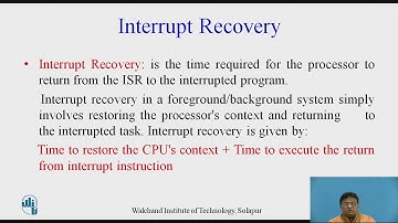 RTOS: INTERRUPTS
