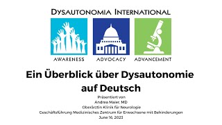 Ein Überblick über Dysautonomie auf Deutsch