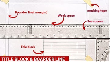 How to draw BOARDER LINE AND TITLE BLOCK (PAGE LAYOUT)