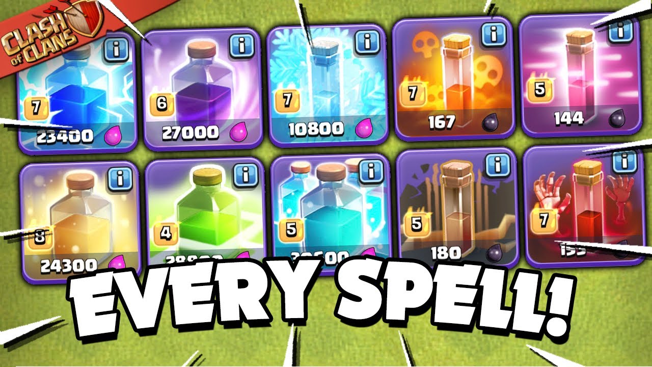 A Tip For Every Clash Of Clans Spell