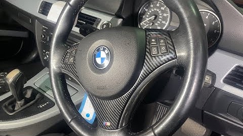 BMW 3 series steering angle sensor squib replacement