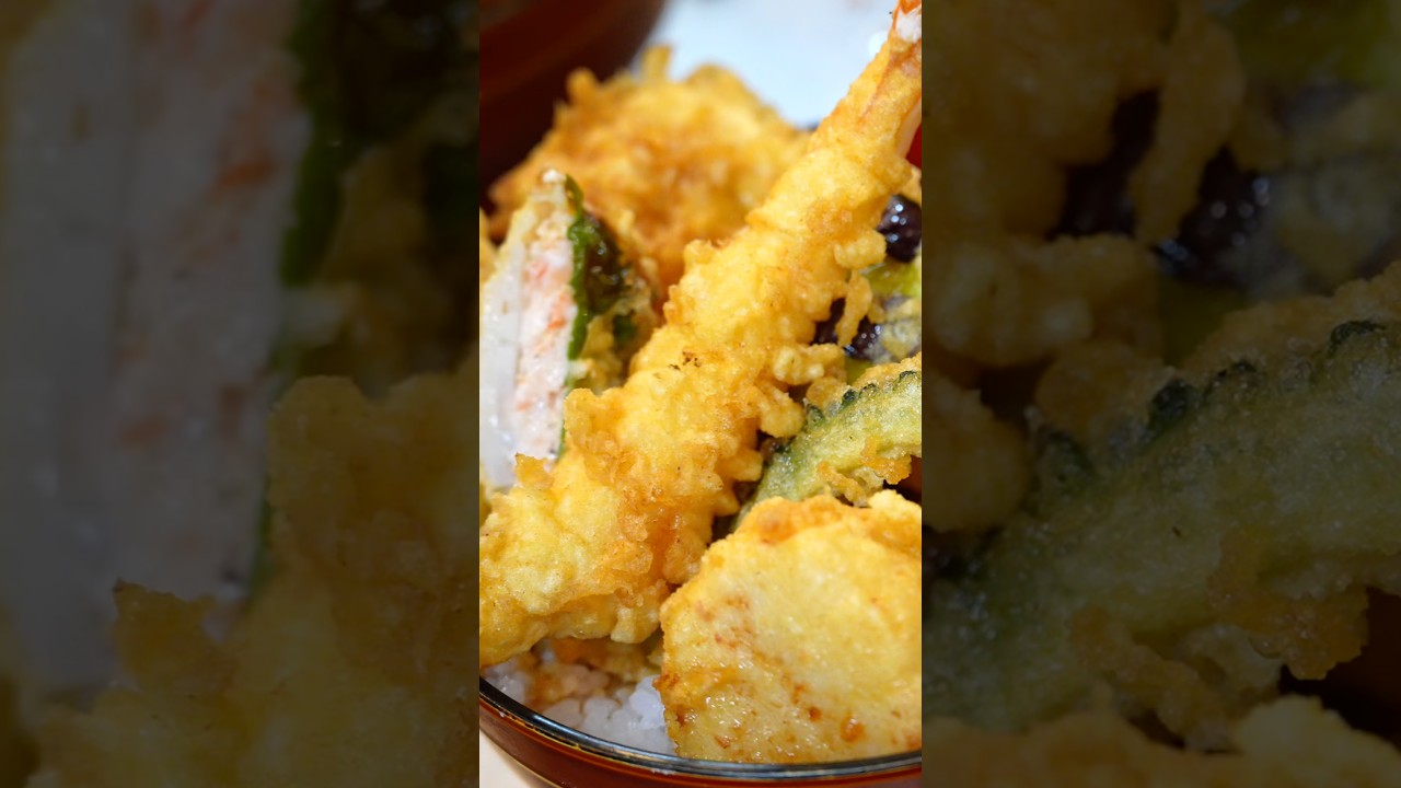 Ultimate Tendon! YouTuber Chef's Tempura Rice Bowl in Tokyo | Kawara no Abe
