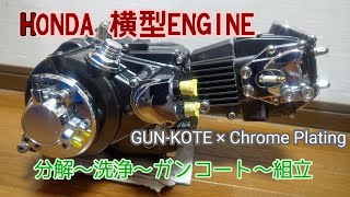 HONDA 横型エンジン ガンコート GUN-KOTE モンキー ダックス 4ミニ 4mini ぎんプロ ginpro