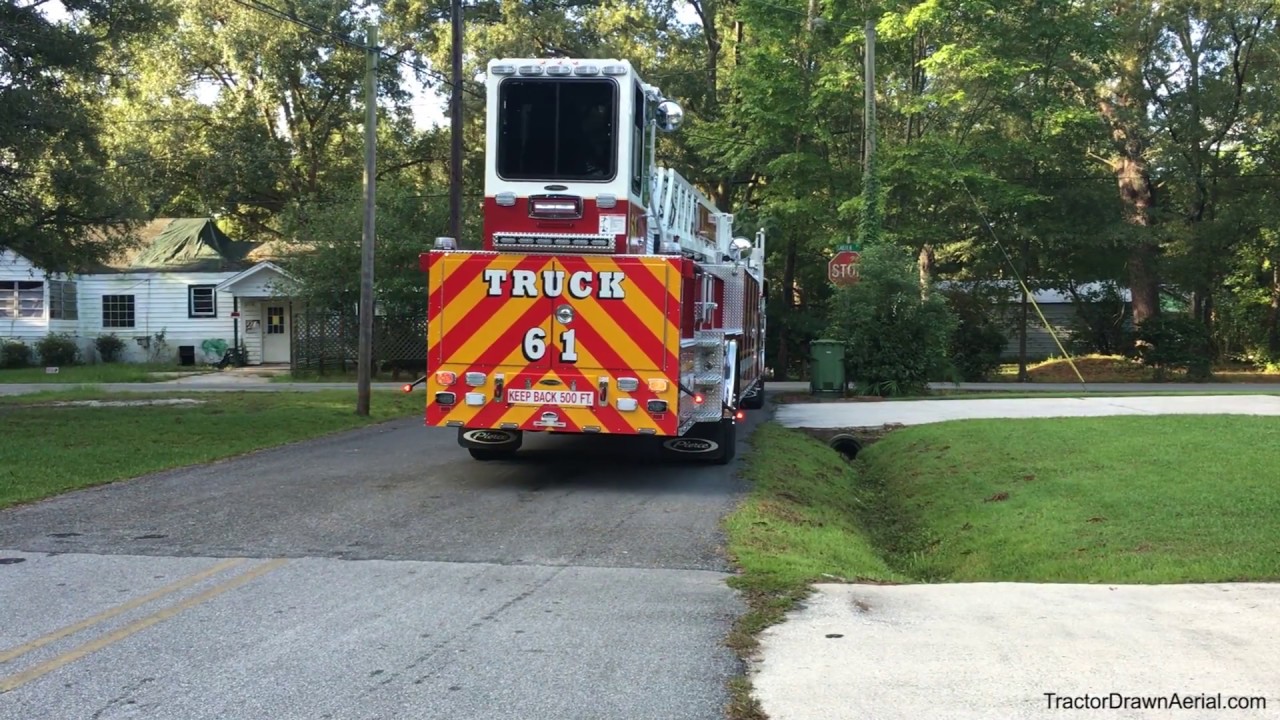 Tractor Drawn Aerial - TDA vs Platform left hand turn