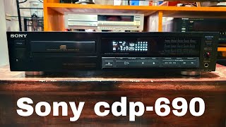 Sony cdp-690 cd player.