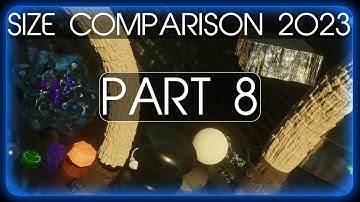 ABSOLUTE Size Comparison 2023 (Part 8) 4K 60FPS 3D
