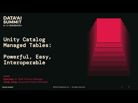Unity Catalog Managed Tables: Powerful, Easy, Interoperable