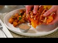 Bacon & Cheddar Waffle Biscuit Sandwich with Maple Butter Sauce