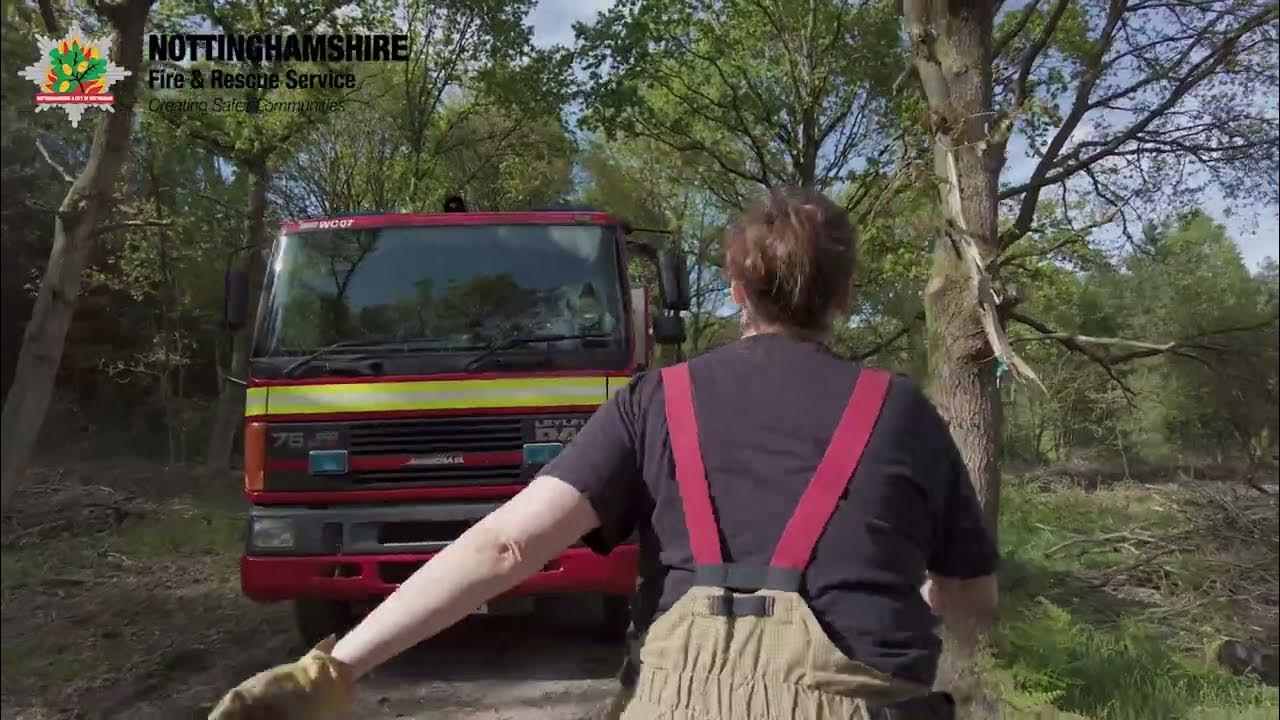 Baulker Lane, Blidworth fire in the open YouTube