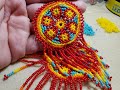 Aretes de flor mandala