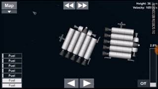 Space flight simulator (the docking scene)