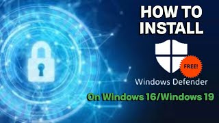 Free Antivirus| How to Install Windows Defender to Protect Your Server from Virus Threats??? screenshot 5