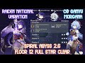 【GI】Spiral Abyss 2.6 Floor 12 - Raiden National Variation & Morgana Full Star Clear!