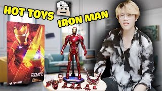 REDHOOD ĐẬP HỘP MÔ HÌNH ĐỒ CHƠI IRON MAN CỦA MỀU TẶNG (HOT TOYS IRON MAN)*CẶP ĐÔI SIÊU QUẬY*TX VLOG