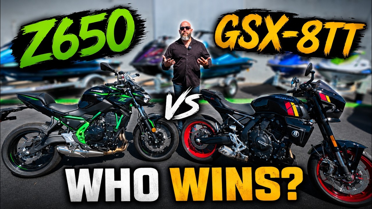 Kawasaki Z650 vs Suzuki GSX-8TT | Which Would I Buy? - YouTube