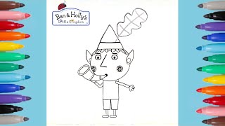 Ben Elf Coloring Pages Ben and Holly s Little Kingdom
