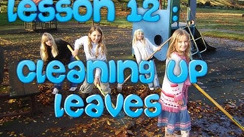 Lesson 12: Cleaning Up Leaves