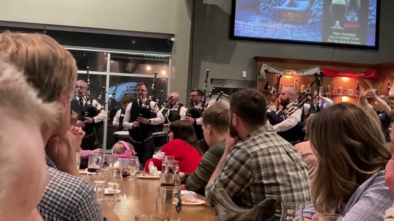 Dominion Pipe Band performs February 15, 2026