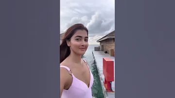 Pooja Hegde gives a glimpse of her fun vacation #shorts #poojahegde