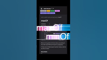 📊 Kotlin maxOf / minOf #shorts #algorithm #leetcode