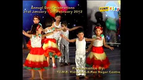 T.I.M.E.  Kids AS Rao Nagar Centre, Annual day celebrations 2012, Zoobi Doo song