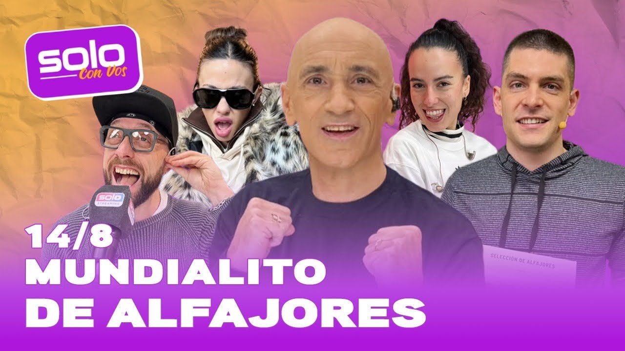 #SoloConVos | POR ESTO MORIA ES LA ONE Y COMEMOS ALFAJORES CUADRADOS