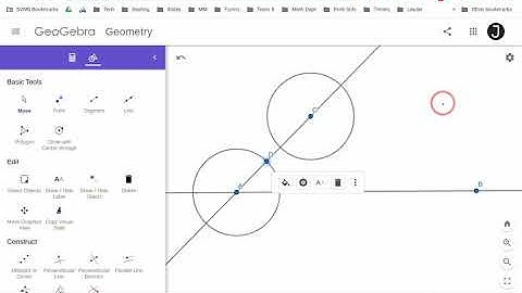 Construct Parallel Line Through a Point Not on the Line - GeoGebra
