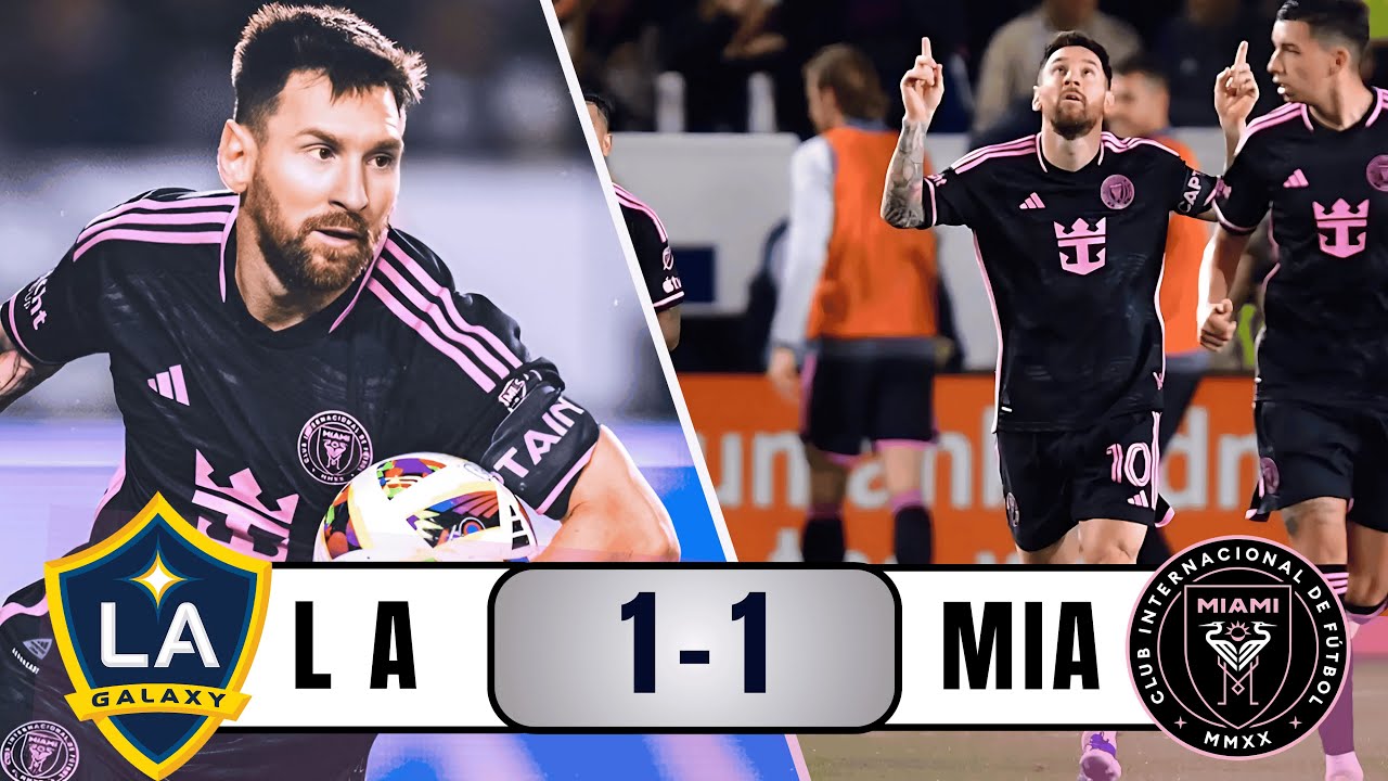 LA Galaxy vs Inter Miami Extended Highlights & Goals | MLS 2024 - YouTube