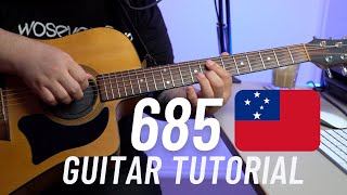 How to play 685 on Guitar 🇼🇸🎸