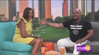 Comedian Arnez J stops by Great Day before hitting the Houston Improv