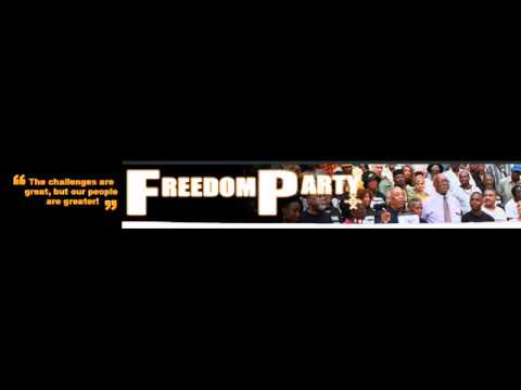 The Mission The Freedom Party is a Black and Latino led political party open to all people. It is a vehicle to address historical & structural marginalization, economic racism, and exclusion of Blacks and Latinos from the state power structure. No more token politics and begging for crumbs that are inadequate to address the dire needs of the Black and Latino community. The Freedom party represents true empowerment, and a real seat at the table. Human rights for all - The time has come! The Challenge While the Freedom Party is already a political party by way of self-determination, in order to become "State recognized" the party must run a candidate for Governor who must receive 50000 votes in the General Election in November. New York City Council Member Charles Barron stepped up to the challenge and is the Freedom Party's candidate for Governor. Eva Doyle for Lieutenant Governor and Ramon Jimenez for Attorney General are also carrying the banner of the Freedom Party across the state. (Click on the "Candidates" tab on the top of this page for more info about the candidates). In order to get the Freedom Party's slate of candidates on the ballot, the Freedom Party was required to gather 15000 valid signatures, (with 100 signatures each coming from 15 different congressional districts across New York State) from July 6th 2010 to August 17th, 2010. Gathered by all volunteers, the Freedom Party submitted over 43000 signatures from all 29 Congressional Districts in New York <b>...</b>