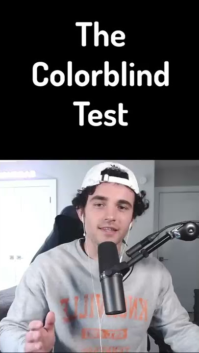 Are you colorblind?