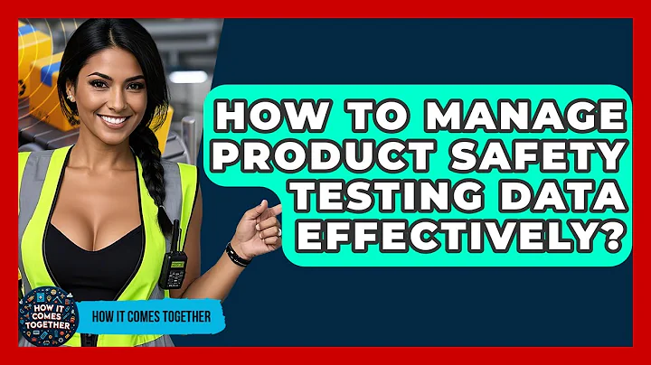 How To Manage Product Safety Testing Data Effectively? - How It Comes Together