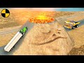 Cars Vs Volcano BeamNG Drive 