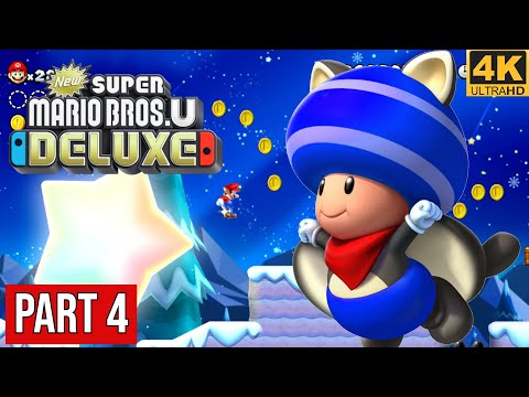 New Super Mario Bros U Deluxe Part 4 Gameplay Walkthrough Frosted Glacier No Commentary New Super Mario Bros U Deluxe Part 4 Gameplay Walkthrough Frosted Glacier No Commentary
