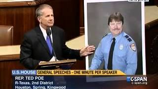 CONGRESSMAN TED POE HONORS FALLEN FIREFIGHTER DANIEL GROOVER