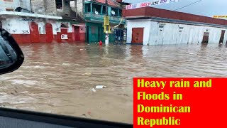 Severe Floods hit Najayo Beach in Dominican Republic